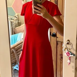 Gorgeous Red Calvin Klein Dress NWT
